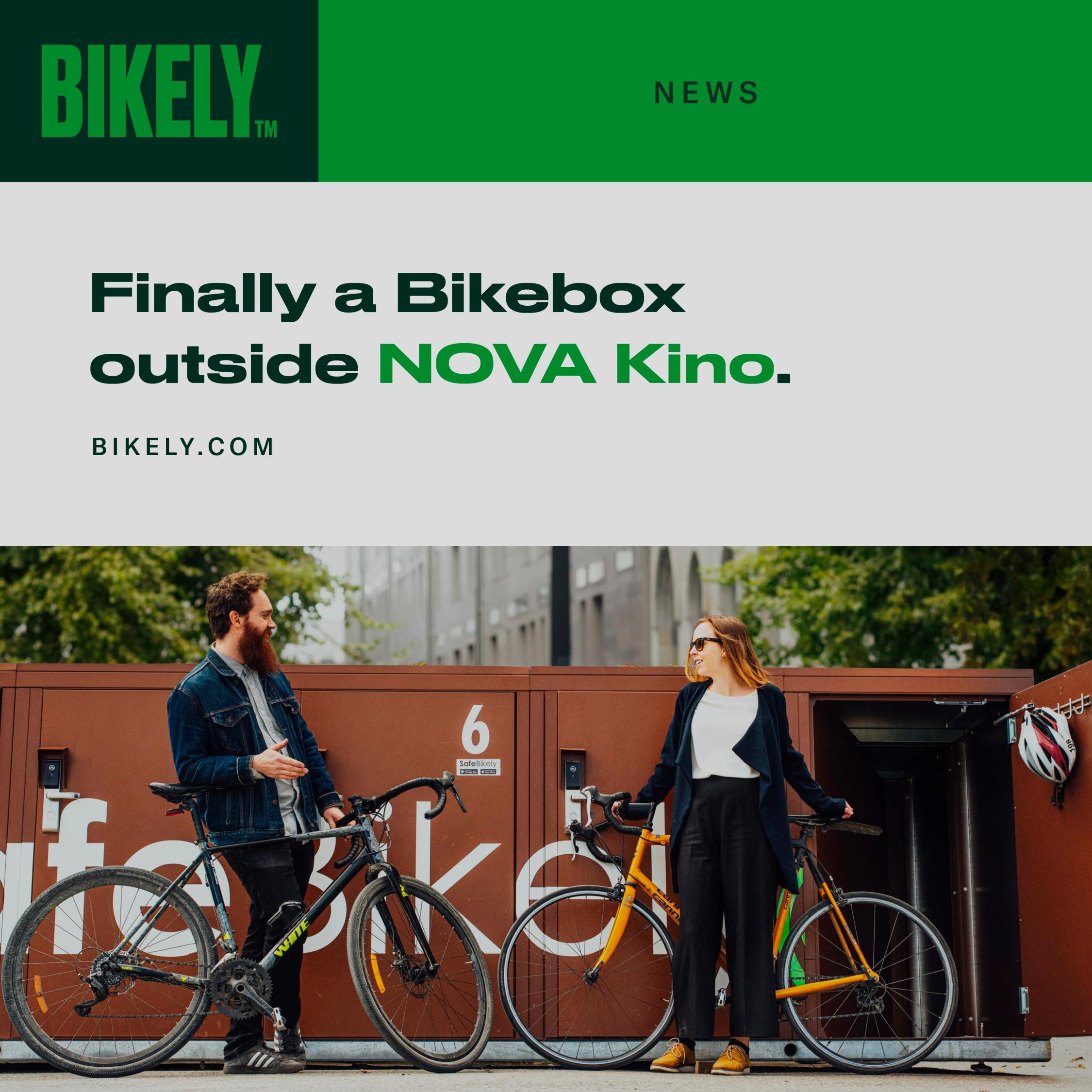 Bikely smart bike parking brand identity and digital platform by Nonspace