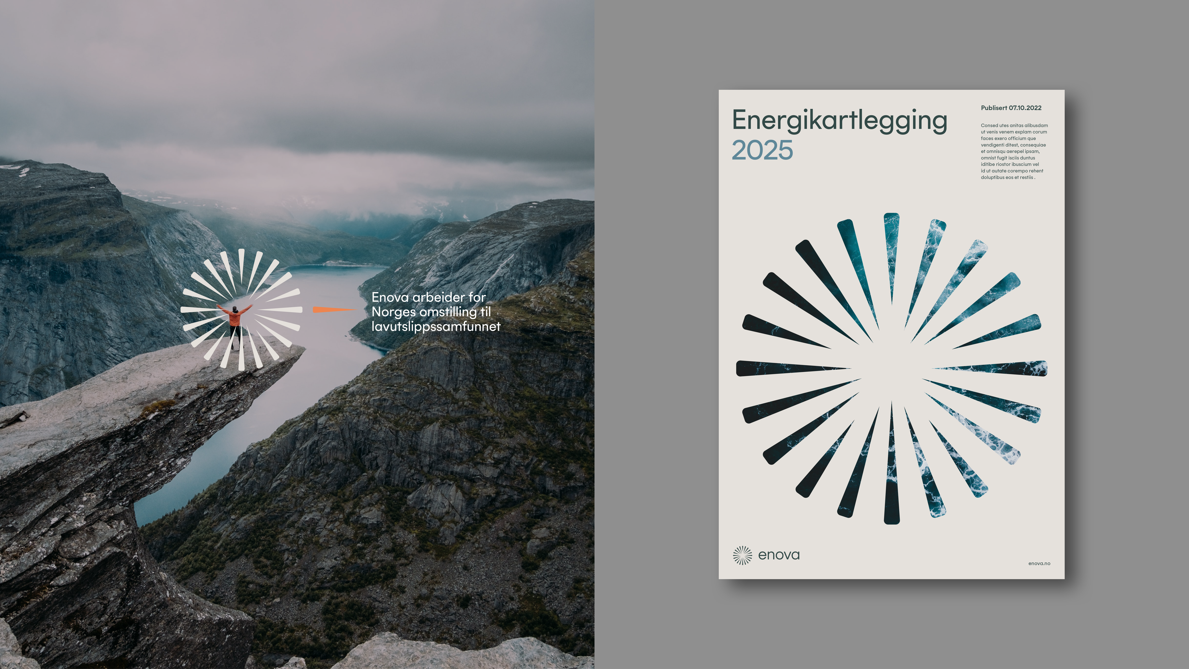 Enova new visual identity by Nonspace