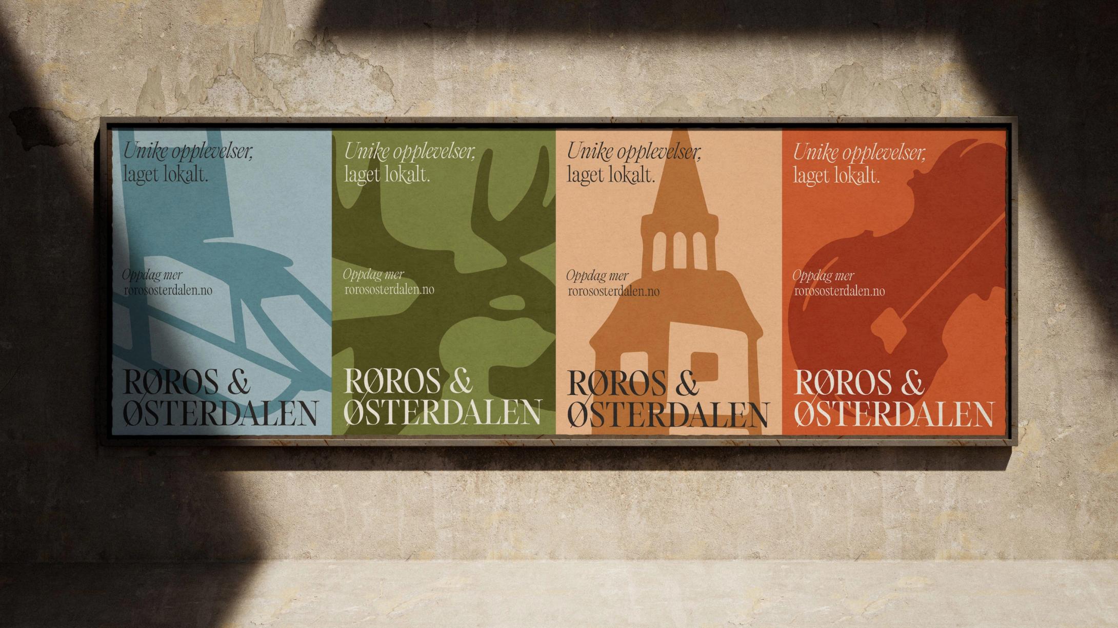 Visit Røros og Østerdalen ny visuell identitet av Nonspace