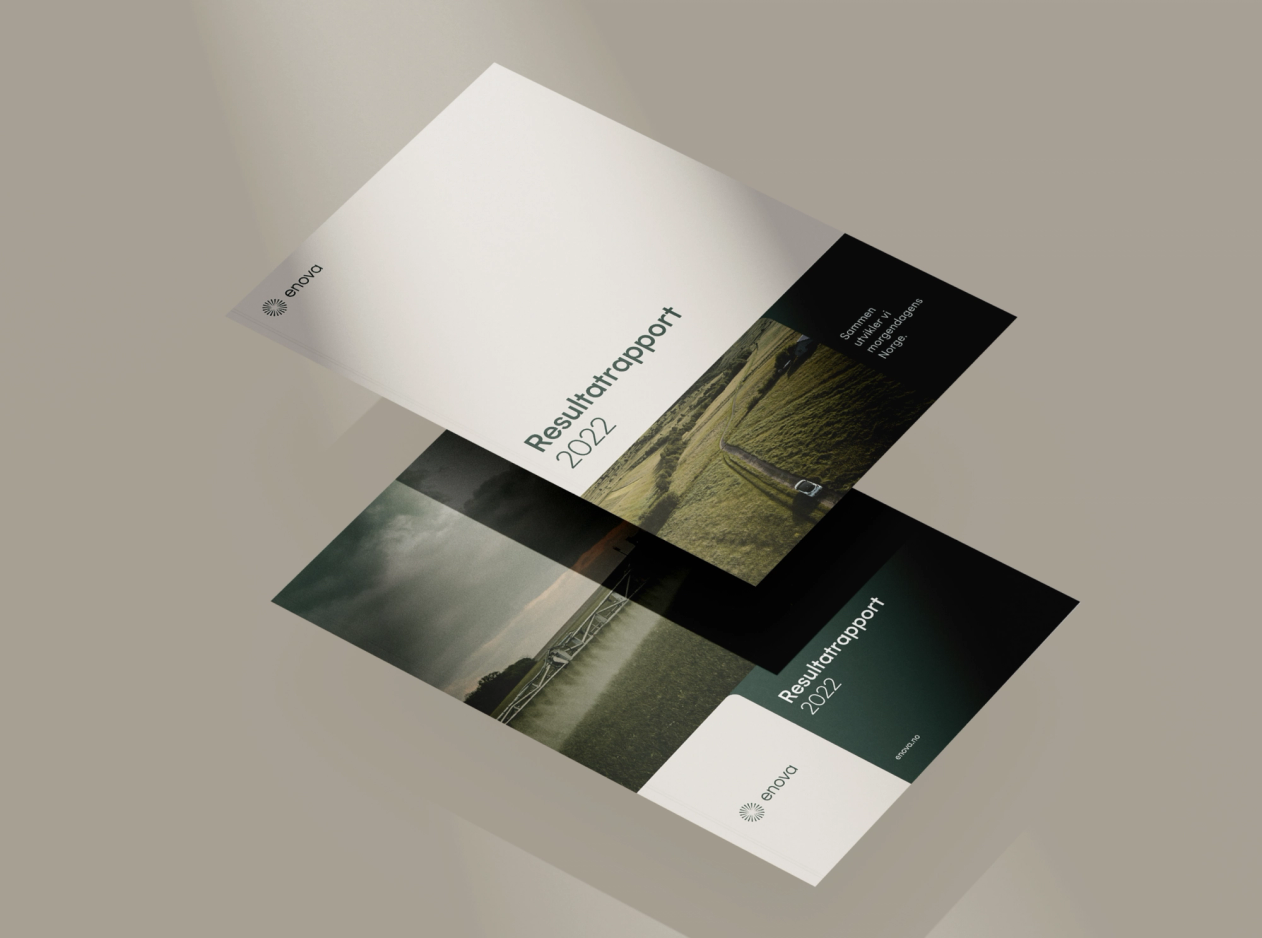 Enova new visual identity by Nonspace