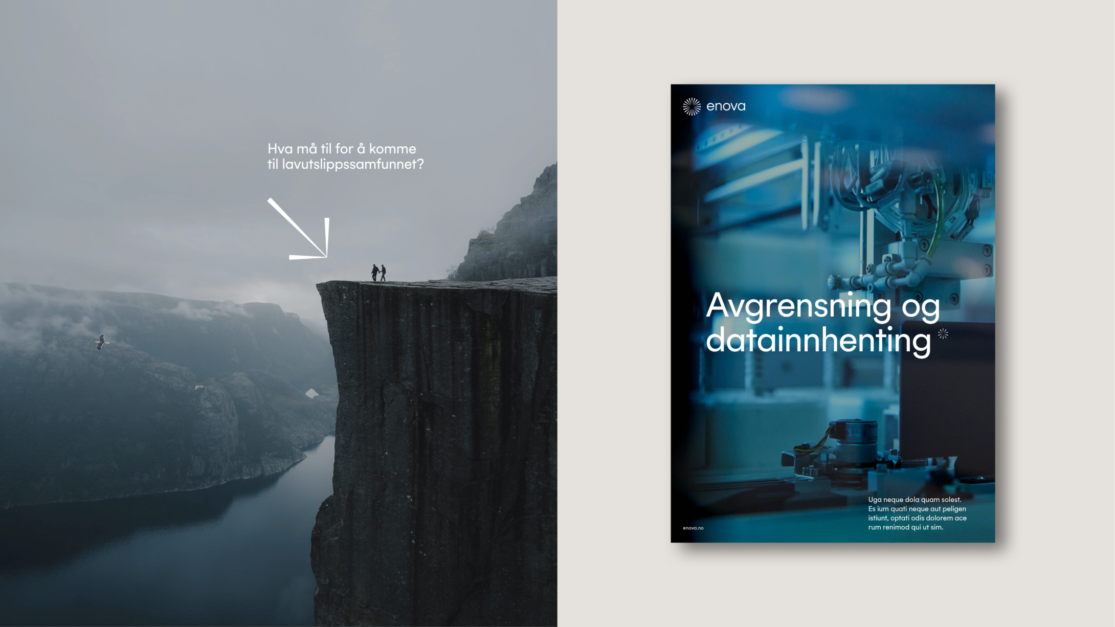 Enova new visual identity by Nonspace