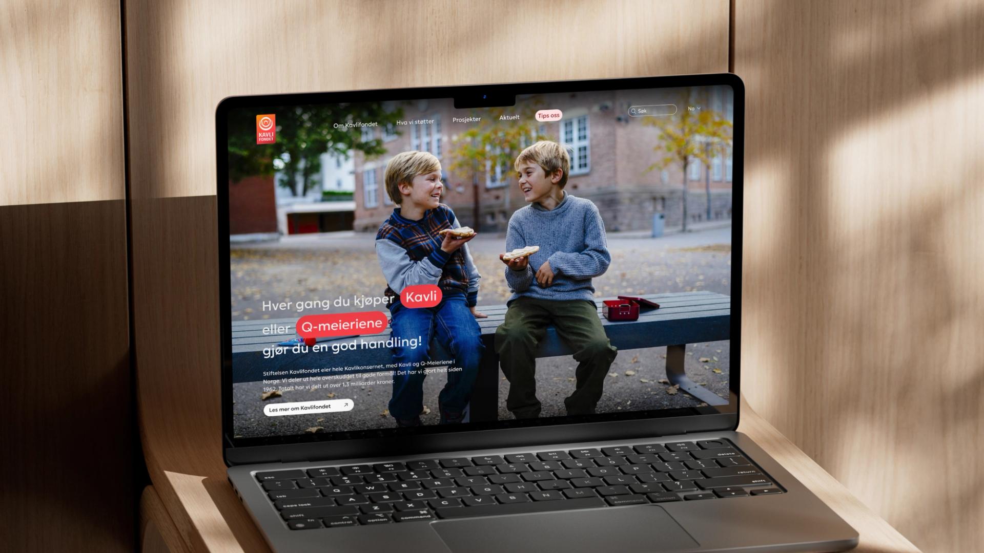 Kavlifondet new website design and digital platform — Kavlifondet, web development and design by Nonspace