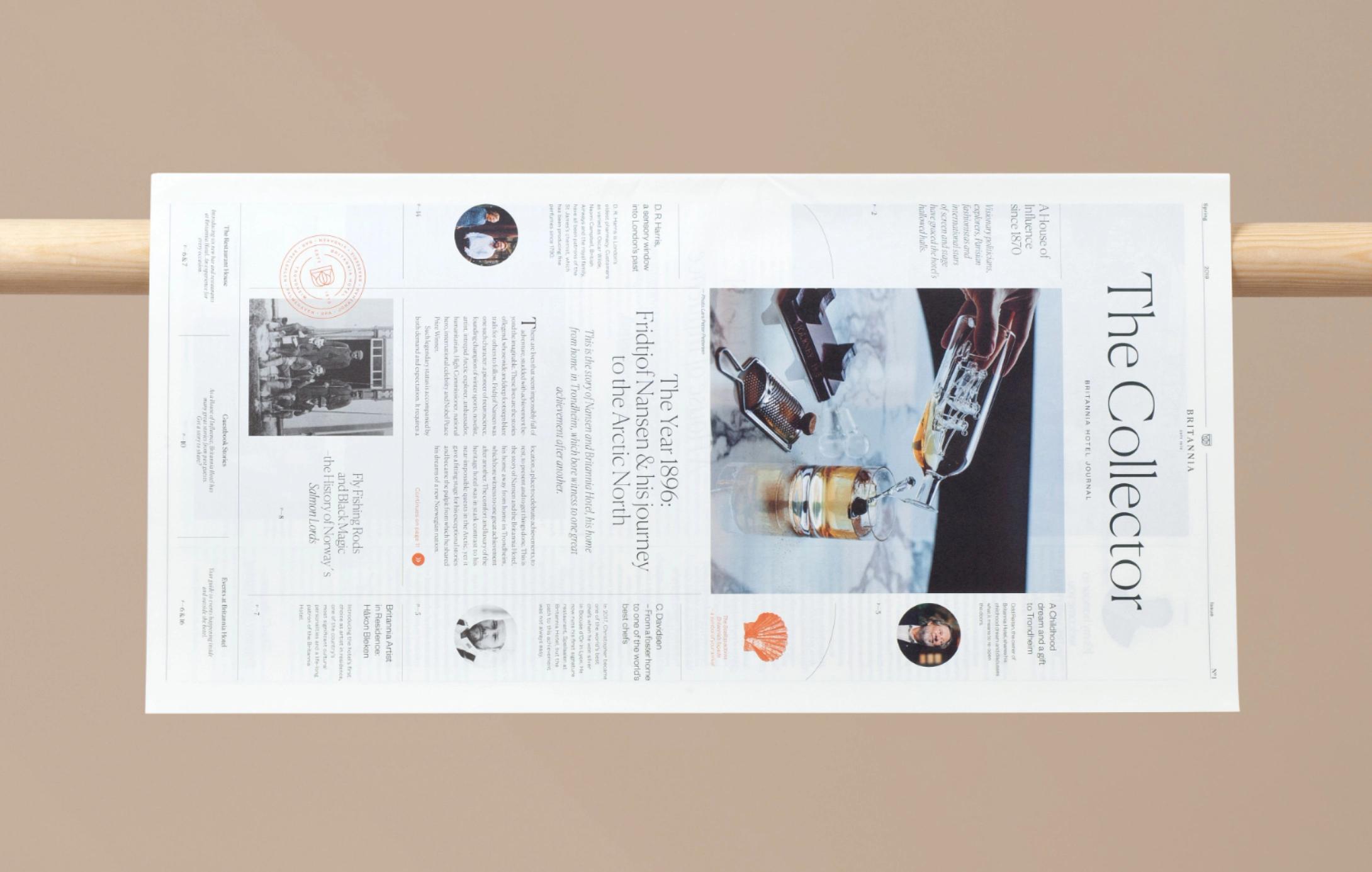 Britannia Hotel brand identity A House of Influence since 1870 by Nonspace