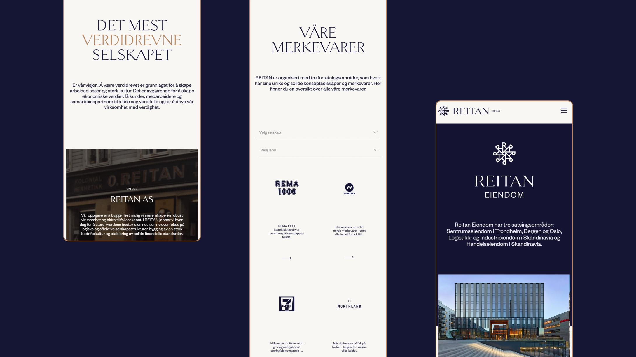 Nonspace merkevarearkitektur og ny visuell identitet for Reitan