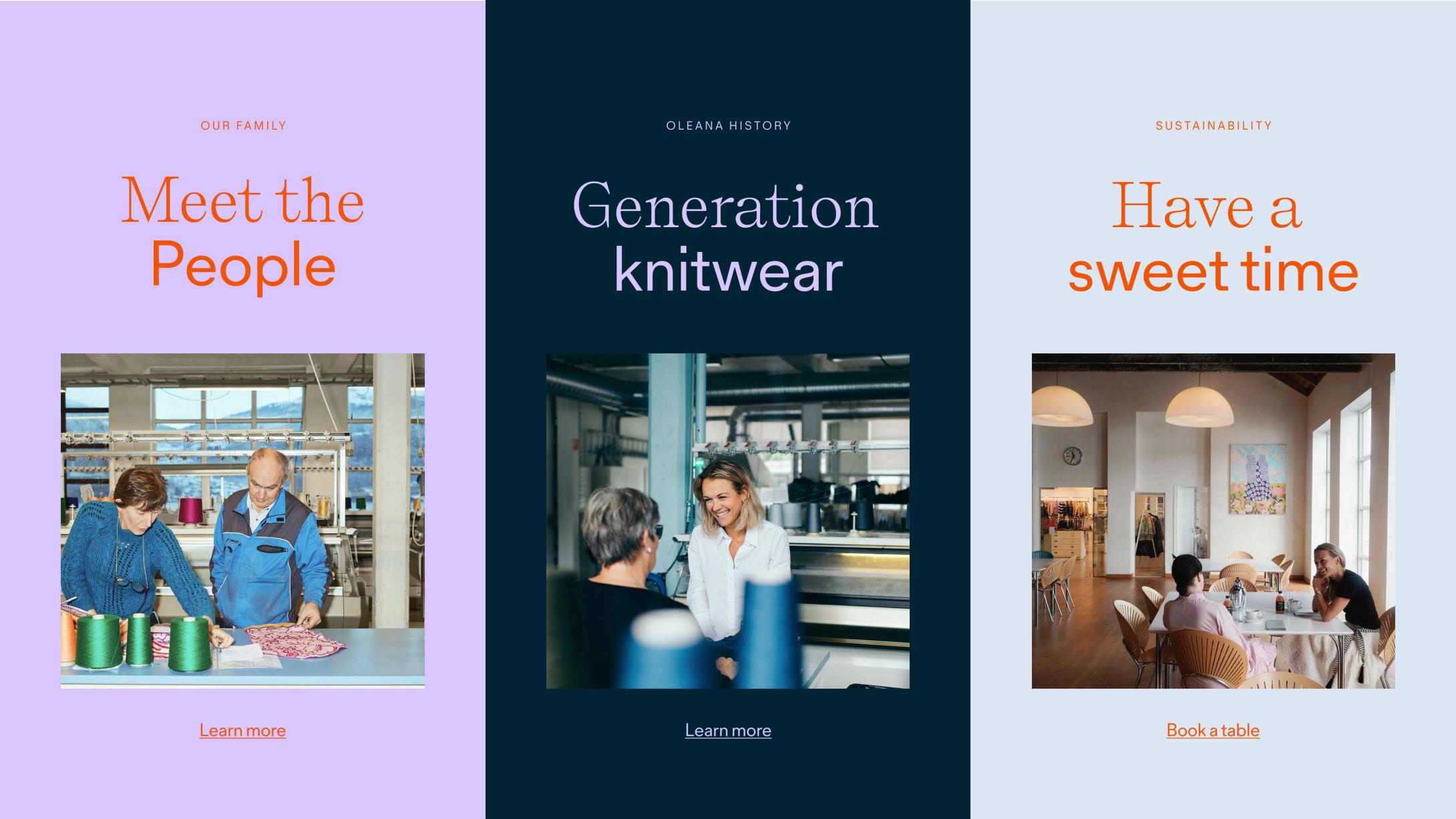 Oleana redefining e-commerce for a unique fashion brand by Nonspace