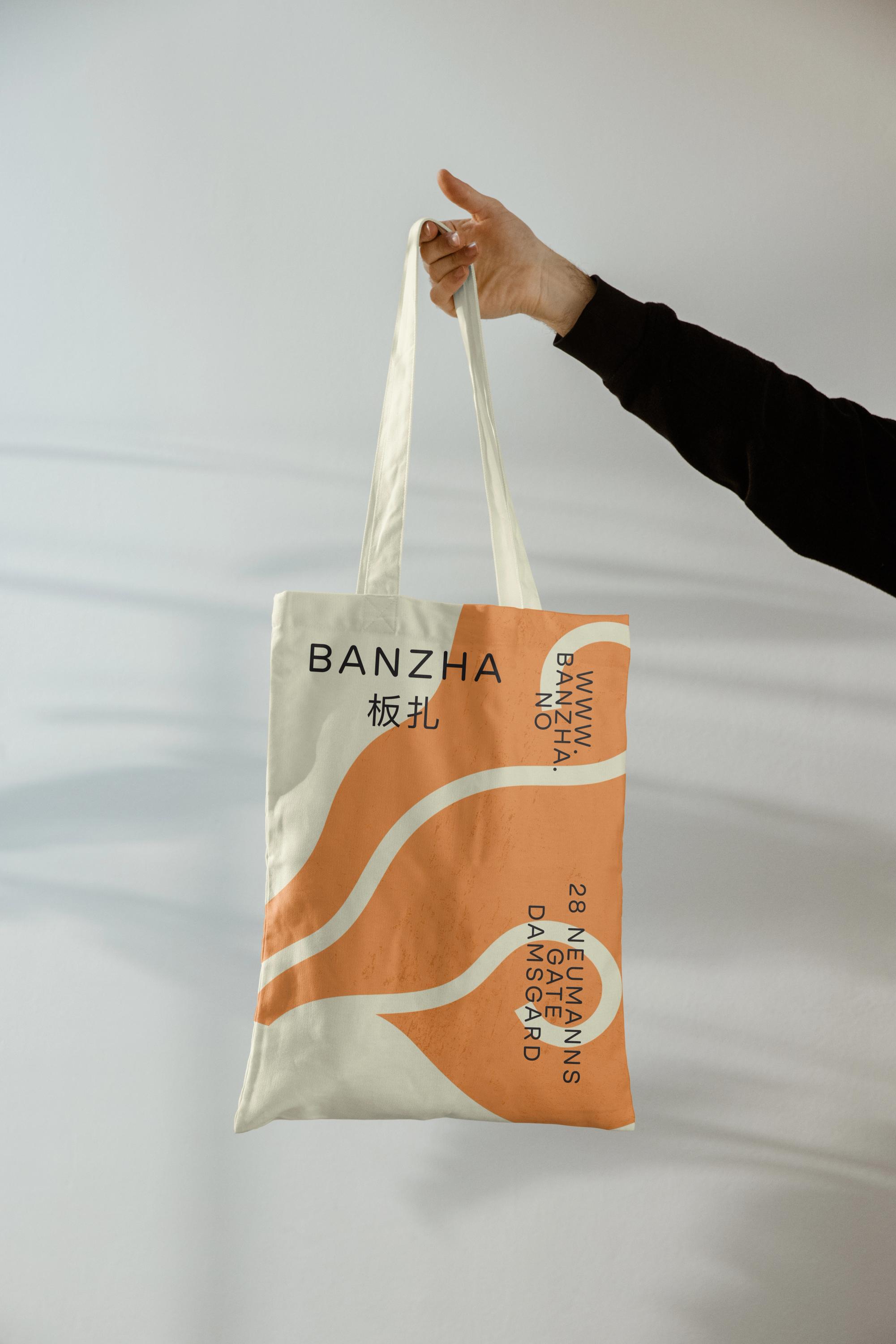 Banzha moderne kinesisk restaurant merkevare og identitet av Nonspace