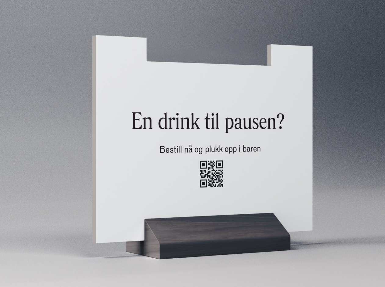 Nye hjorten teater identitet logo av Nonspace