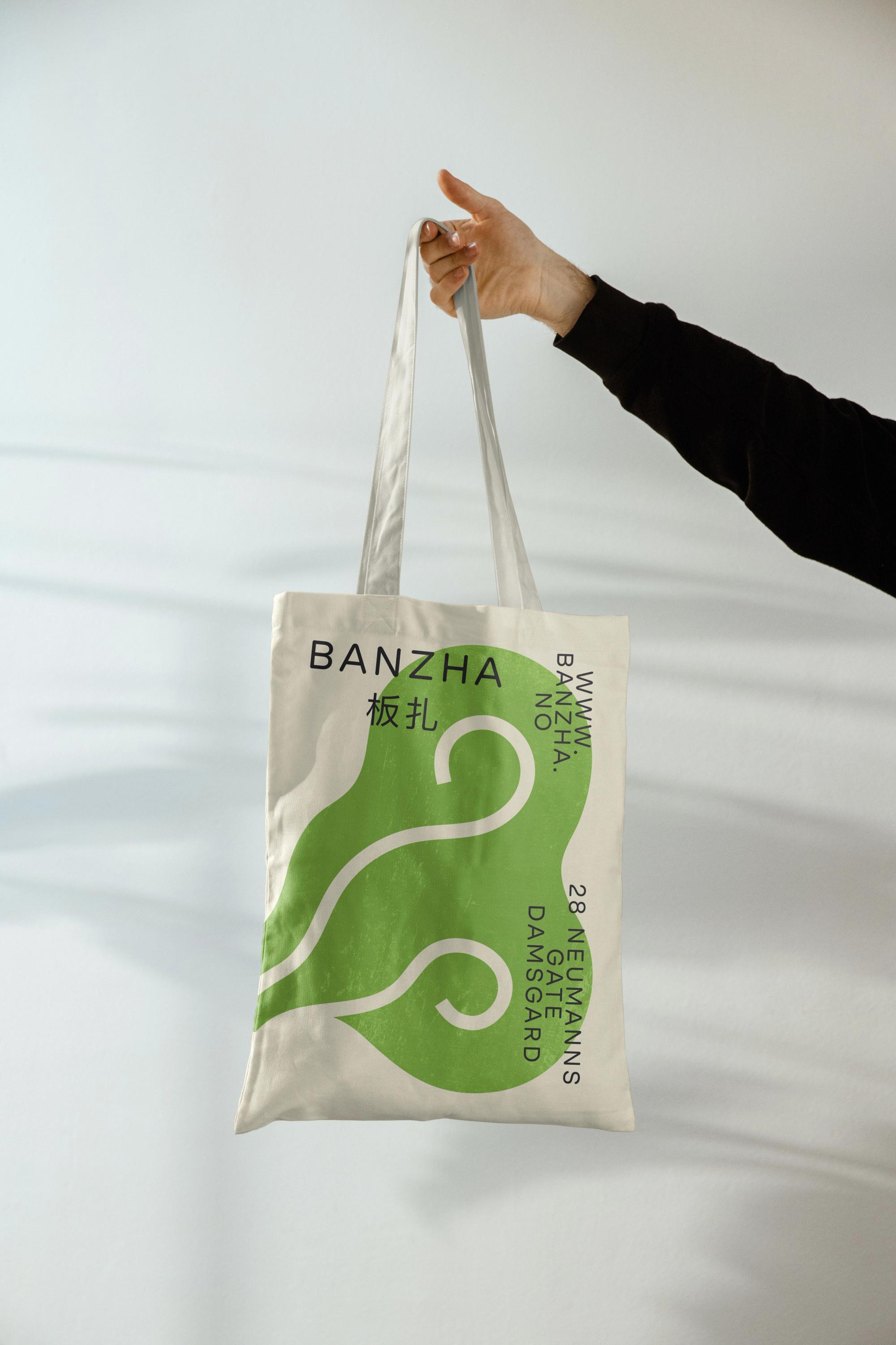 Banzha moderne kinesisk restaurant merkevare og identitet av Nonspace