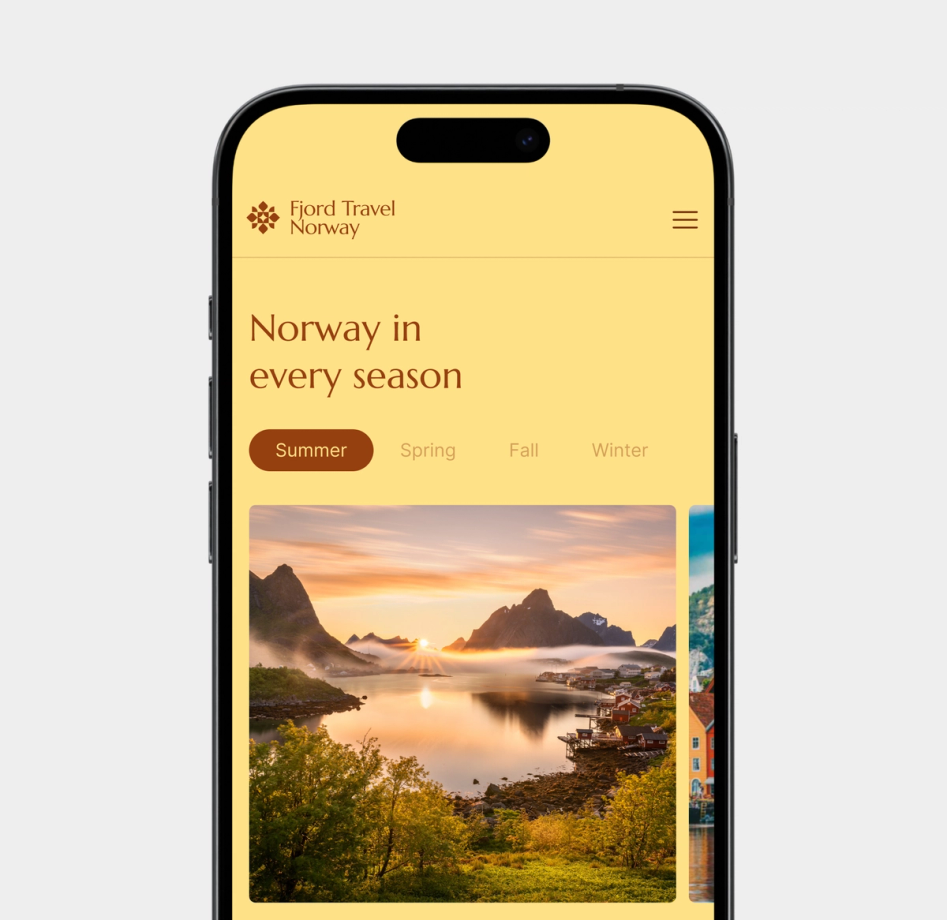 Fjord Travel Norway new visual identity Nonspace