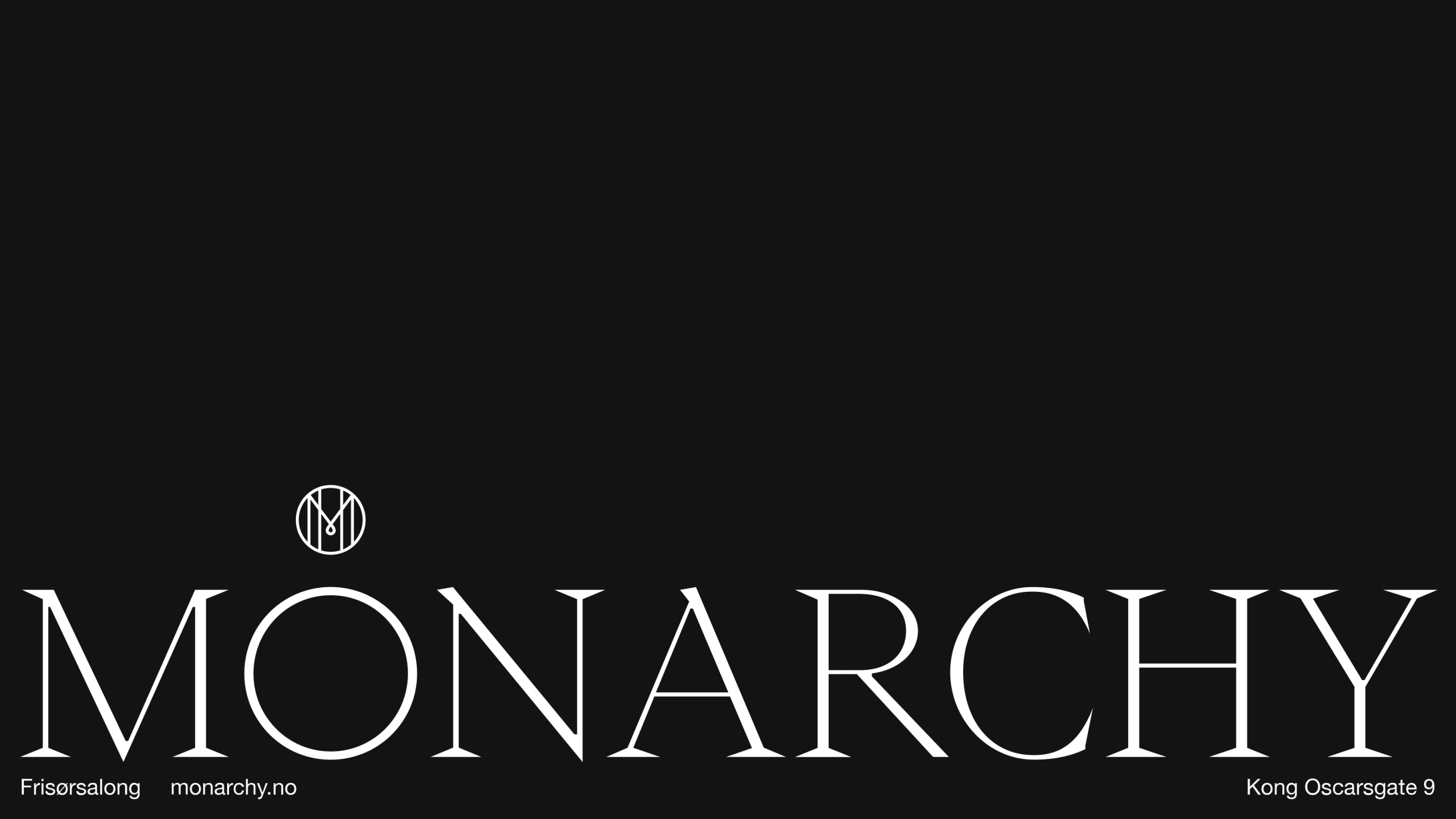 Monarchy ny visuel identitet Nonspace