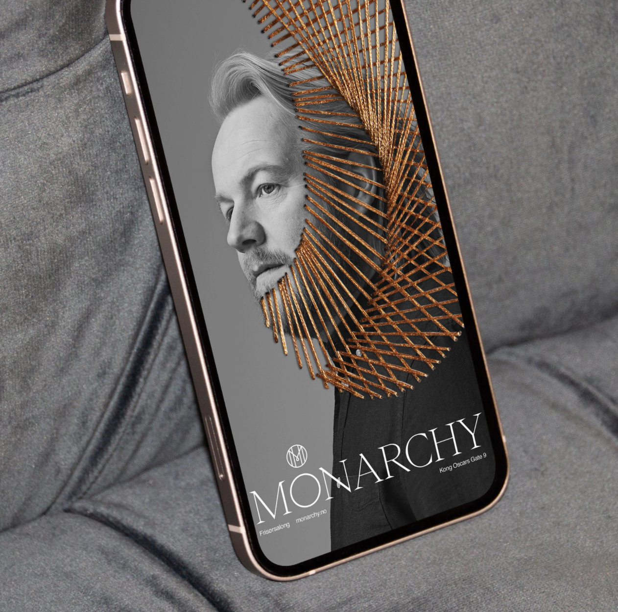 Monarchy ny visuel identitet Nonspace