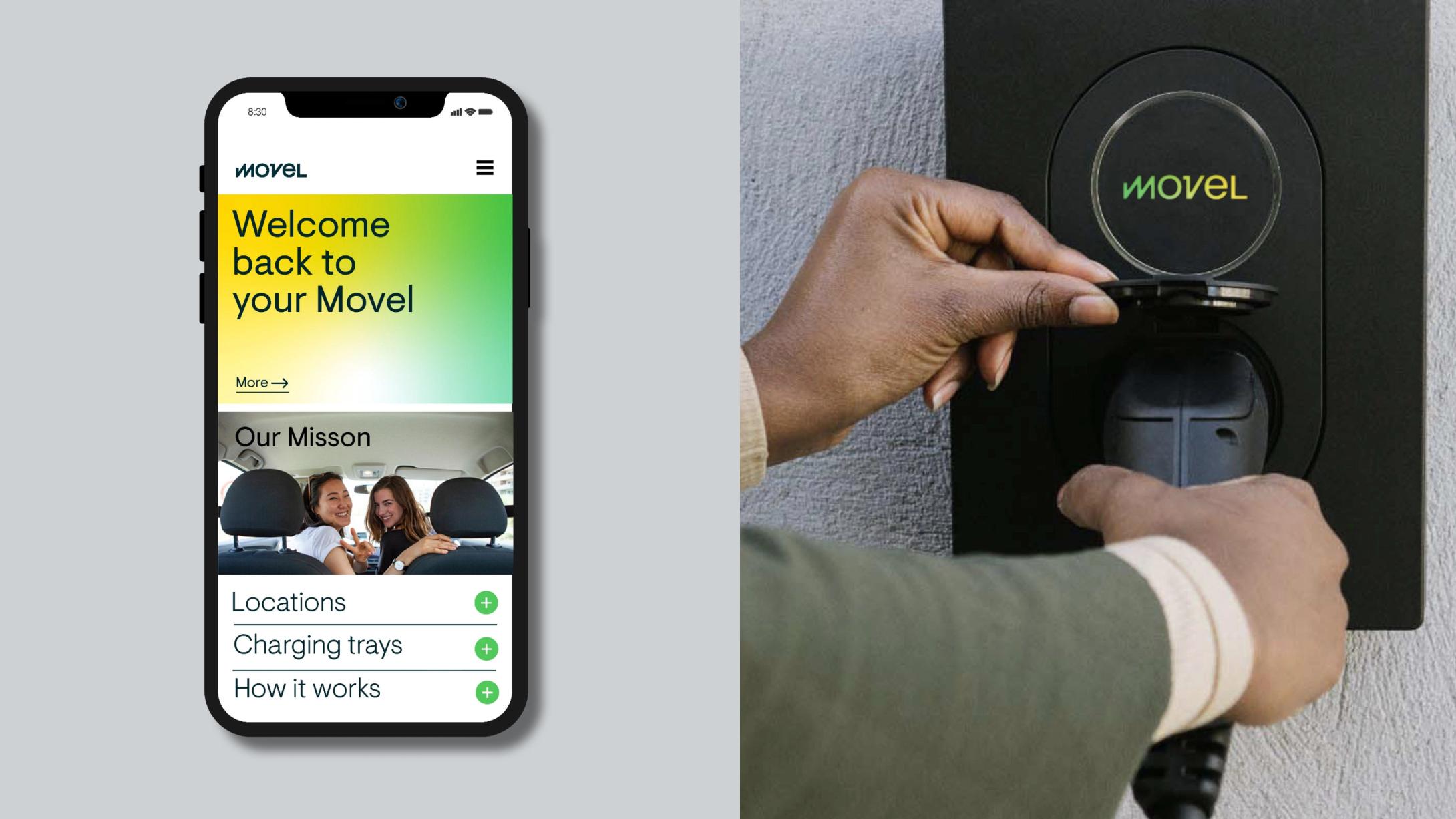 Nonspace ny visuell identitet Movel