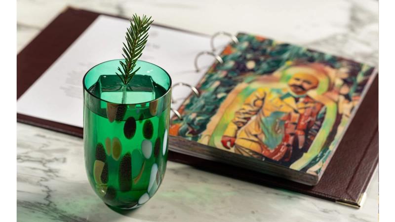 Britannia Bar cocktailbar identitet og merkevare av Nonspace