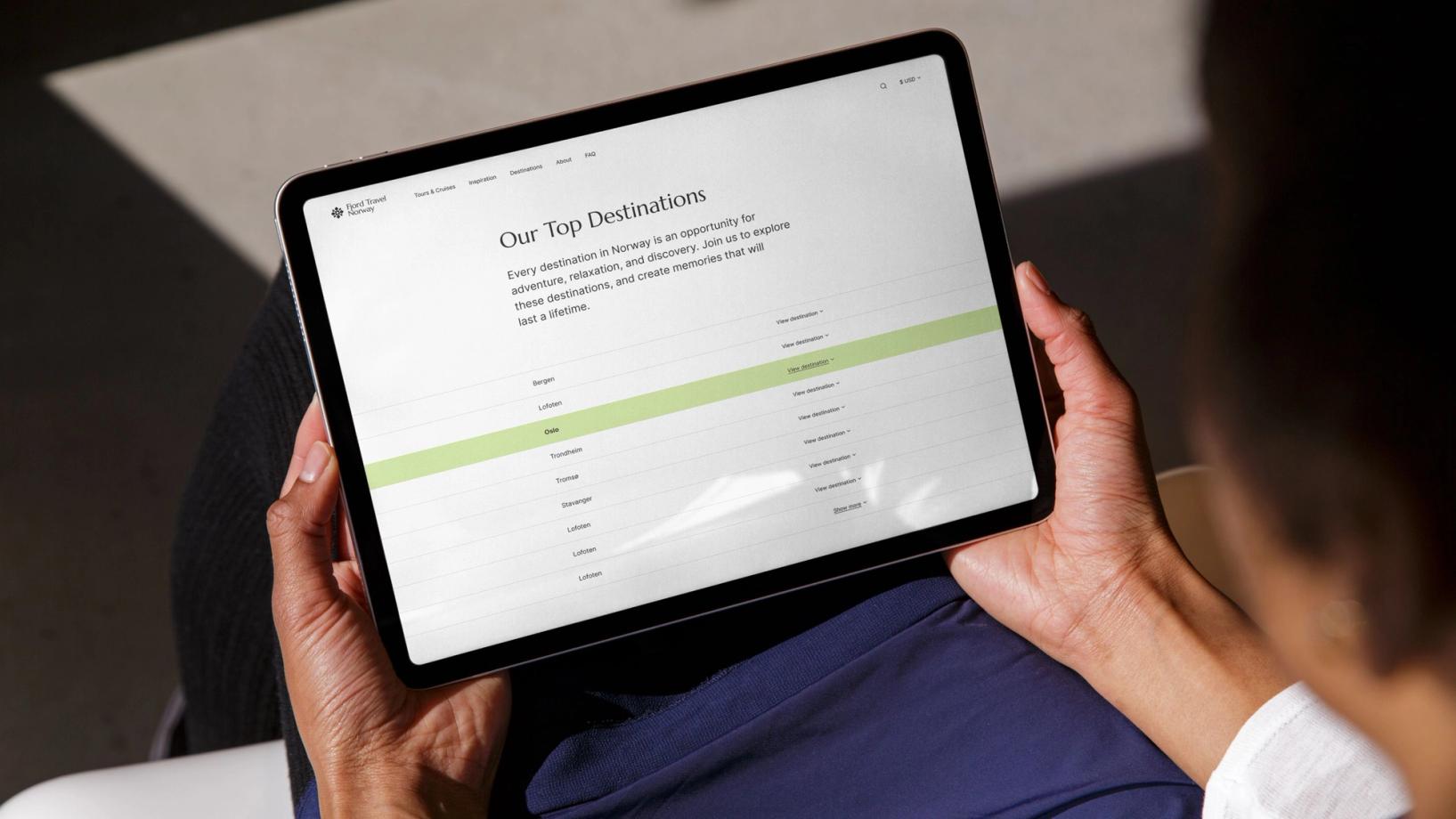 Fjord Travel Norway new visual identity Nonspace