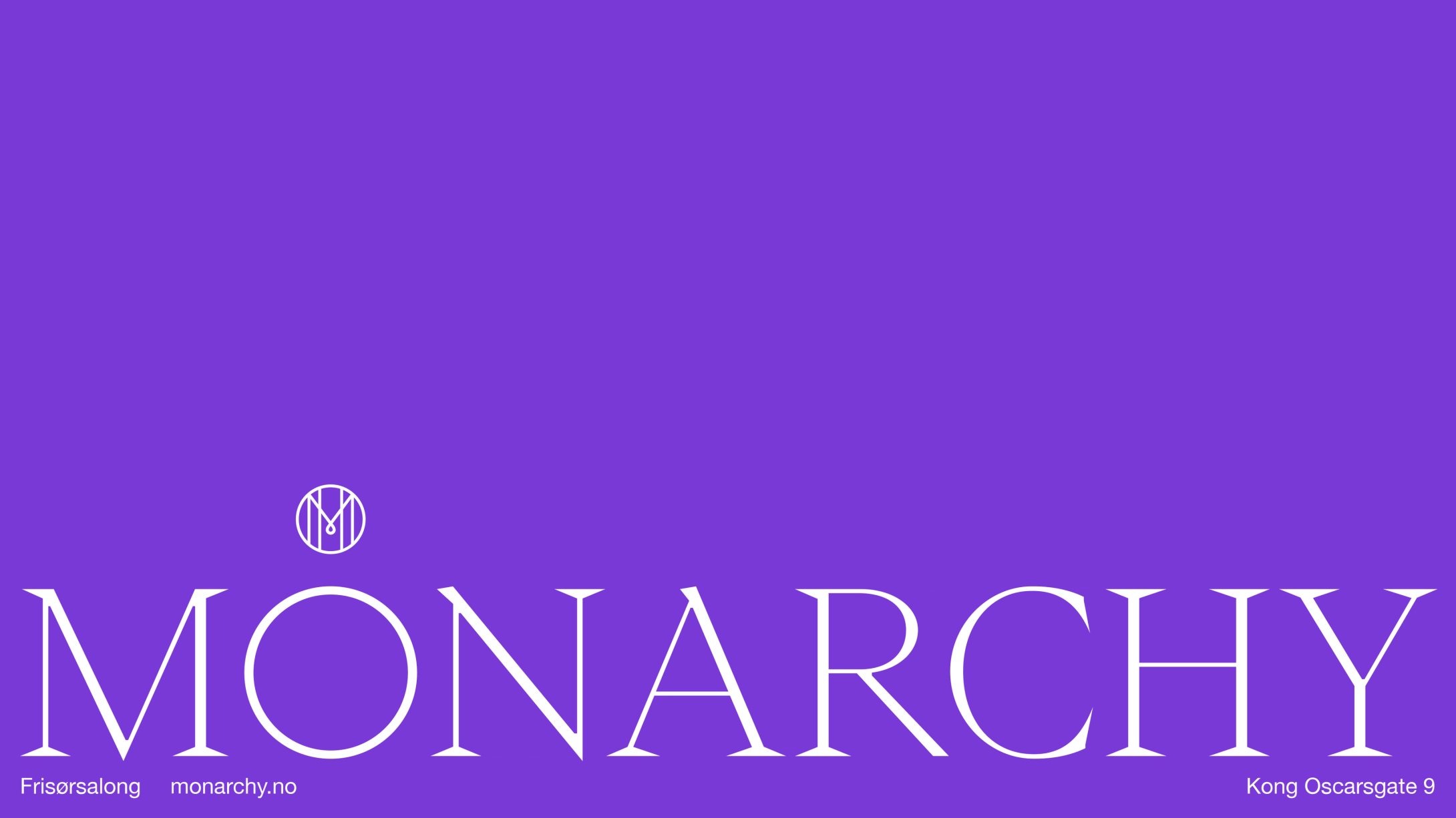 Monarchy ny visuel identitet Nonspace