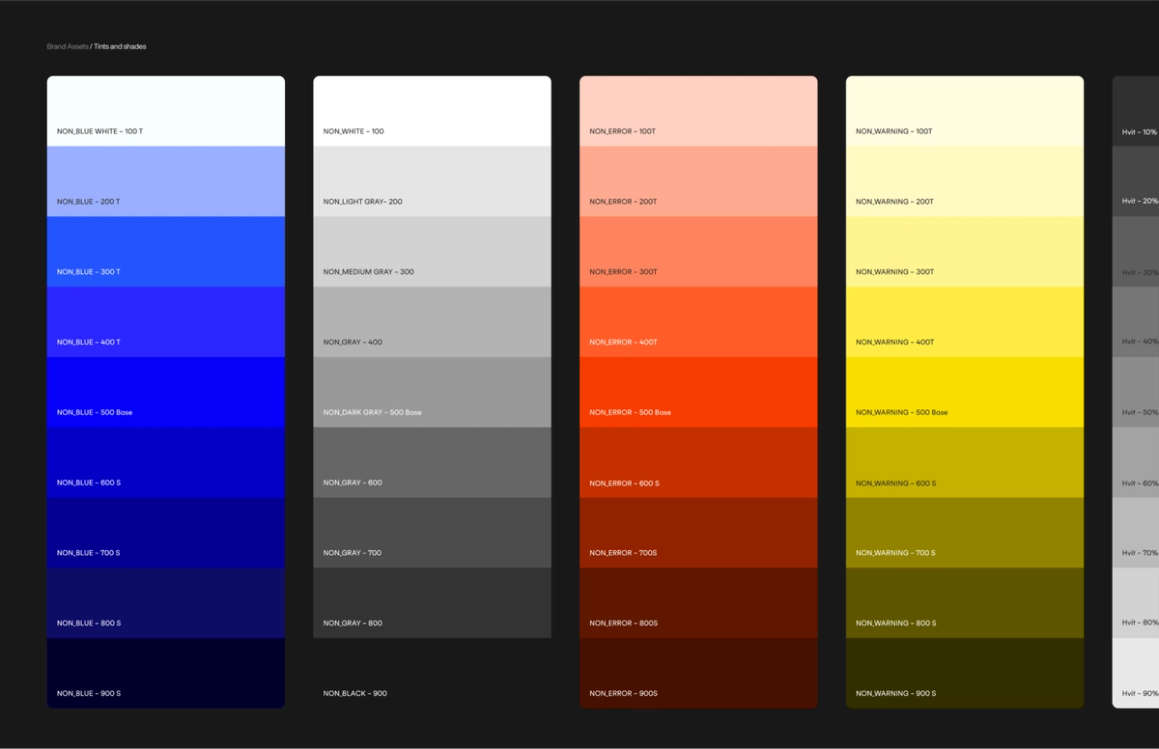 Defining colors