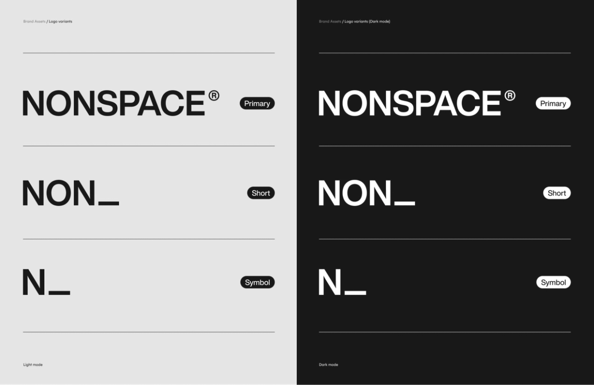 Nonspace logos