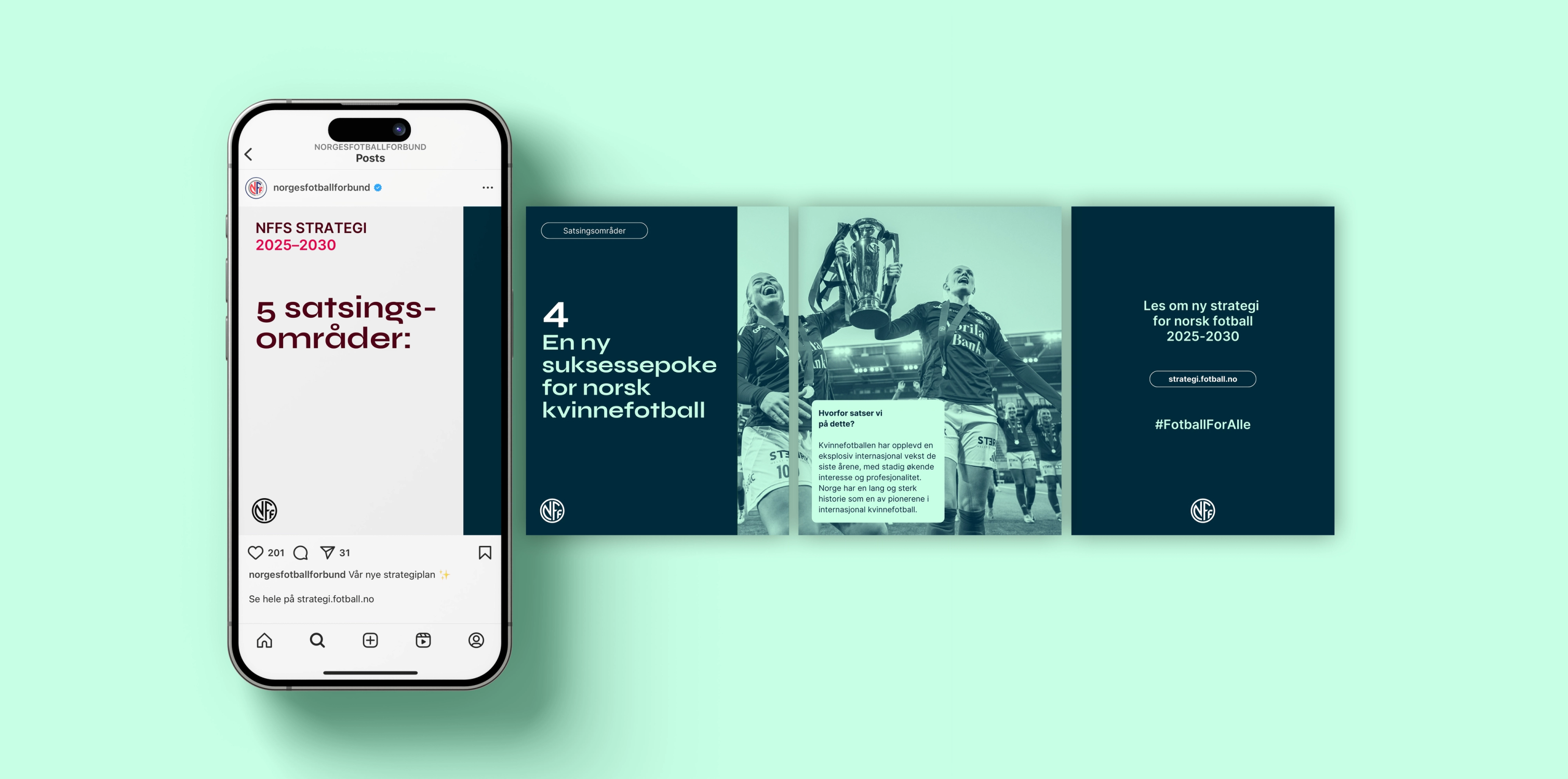 Norges Fotballforbund ny visuell identitet Nonspace