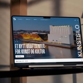 Kunstsilo website and screens