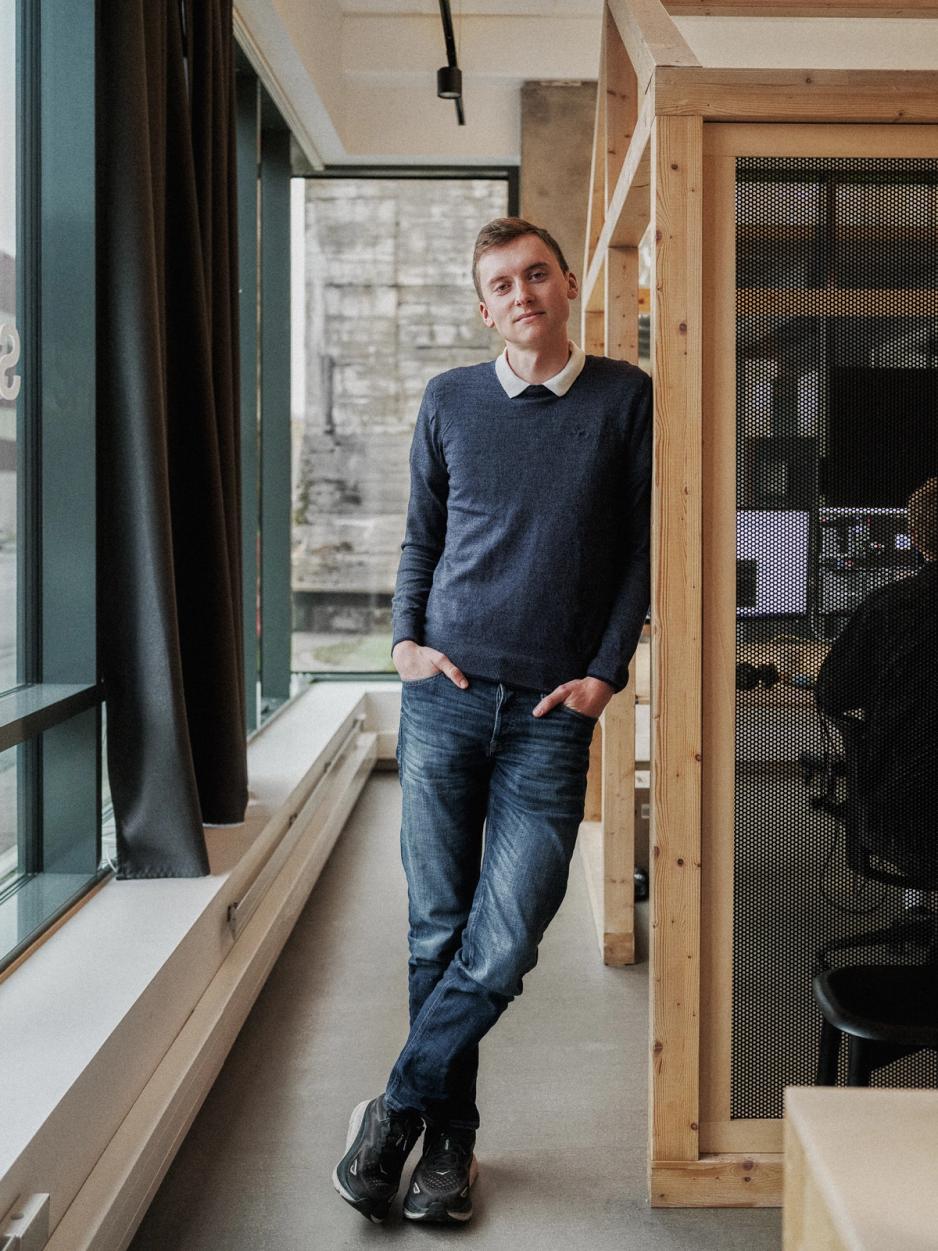 Portrait of Teodor Bakk-Kristiansen, Full Stack Developer at Nonspace Trondheim.