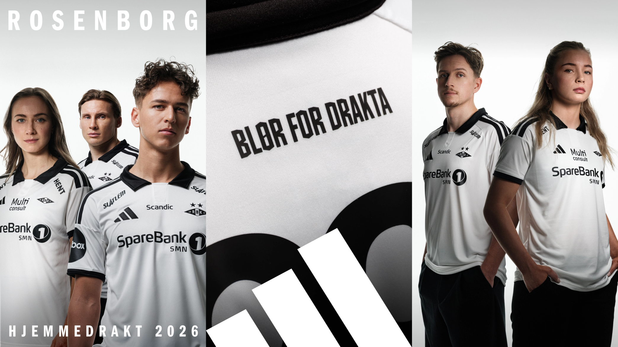 Rosenborg Home Kit 2026 Blø for Drakta Campaign — by Nonspace