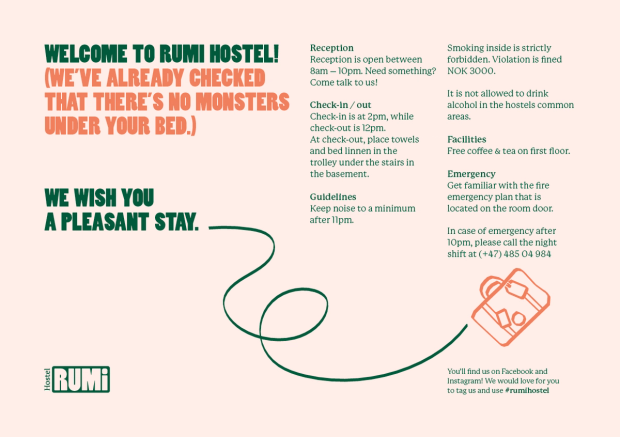 Rumi brand overview showing logo construction and identity guidelines — by Nonspace