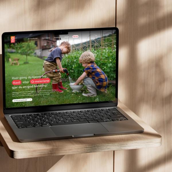 Kavlifondet ny nettside og digital identitet — Kavlifondet, nettside og design av Nonspace