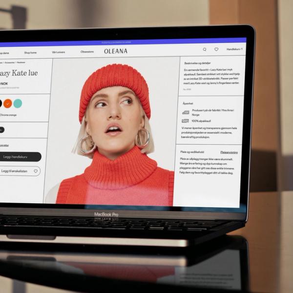 Oleana e-commerce strategy and digital identity for Norwegian heritage knitwear brand — by Nonspace