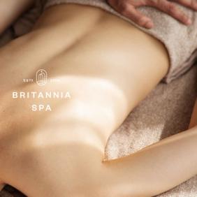 Britannia Spa og Fitness merkevare for hotellets velvære og treningsfasilitet — av Nonspace