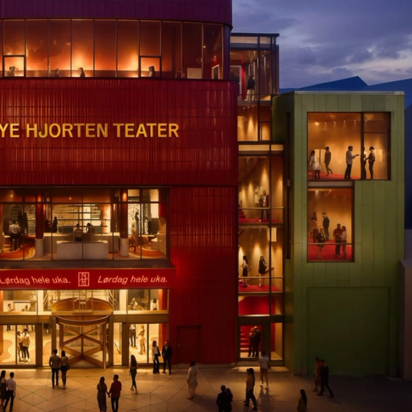 Nye Hjorten Teater brand identity 'Where Life Plays' for entertainment venue in Trondheim — by Nonspace
