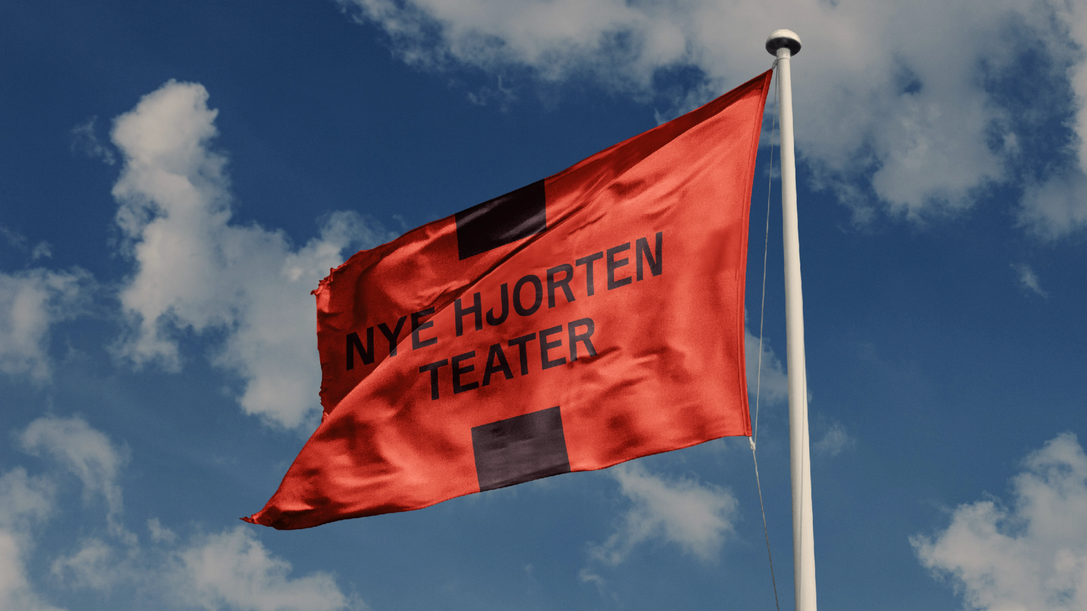 Nye hjorten teater identitet logo av Nonspace