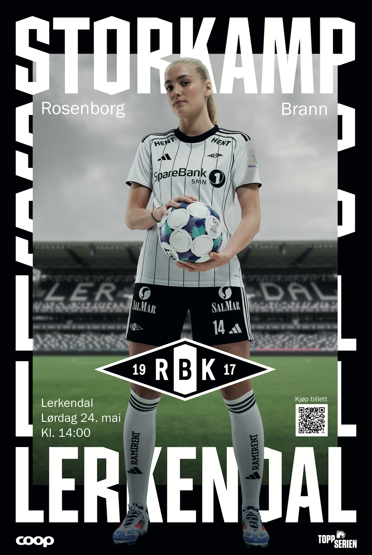 Rosenborg kvinner kampanje — meta-reklame og spillerportretter av Nonspace
