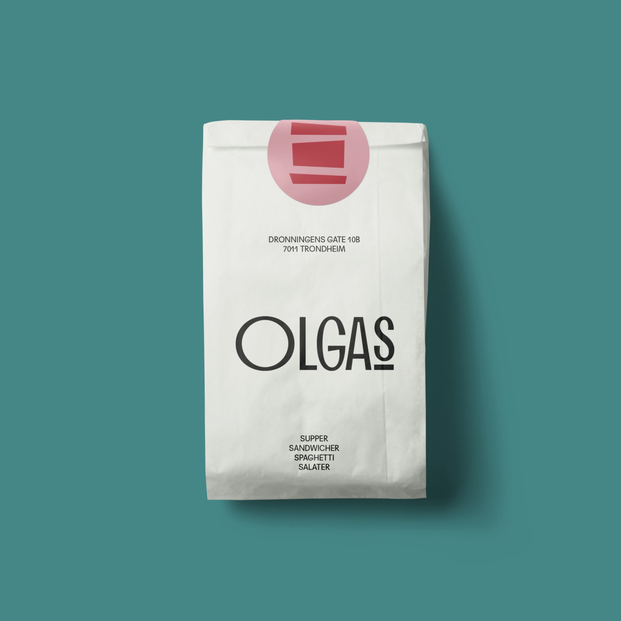 Olgas Restaurant Trondheim visuell identitet og konsept av Nonspace