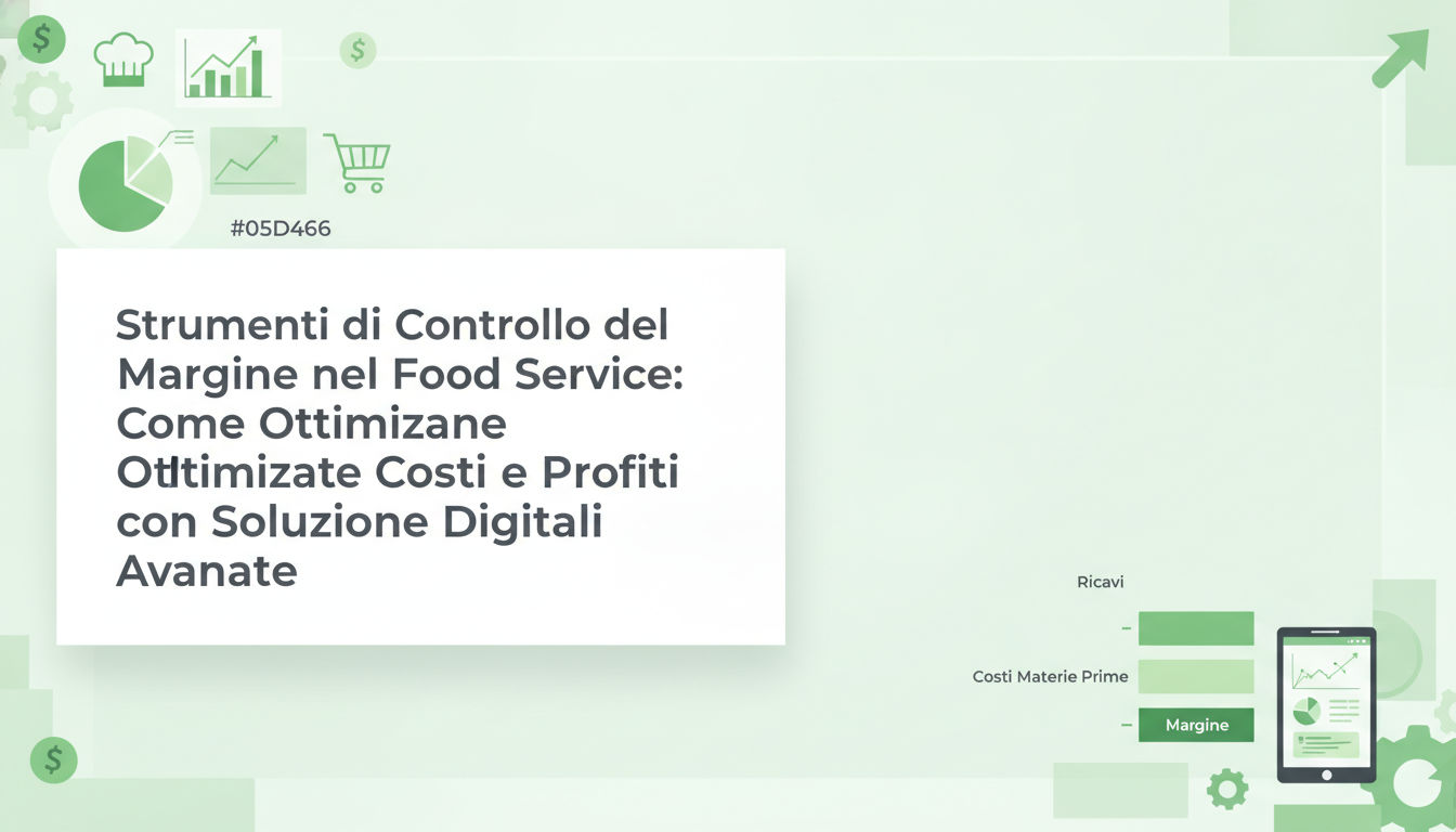 Strumenti di Controllo del Margine nel Food Service: Come Ottimizzare Costi e Profitti con Soluzioni Digitali Avanzate
