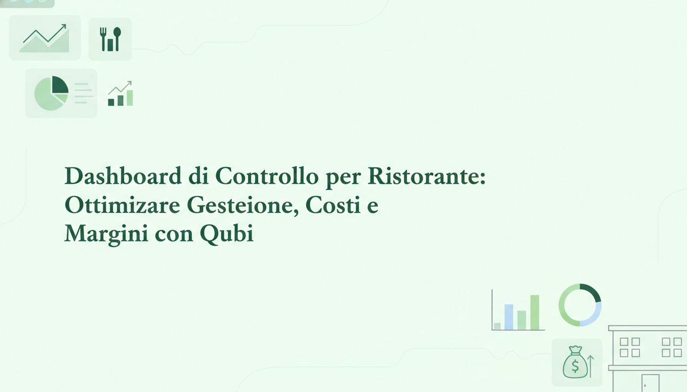 Dashboard di Controllo per Ristorante: Ottimizzare Gestione, Costi e Margini con Qubi