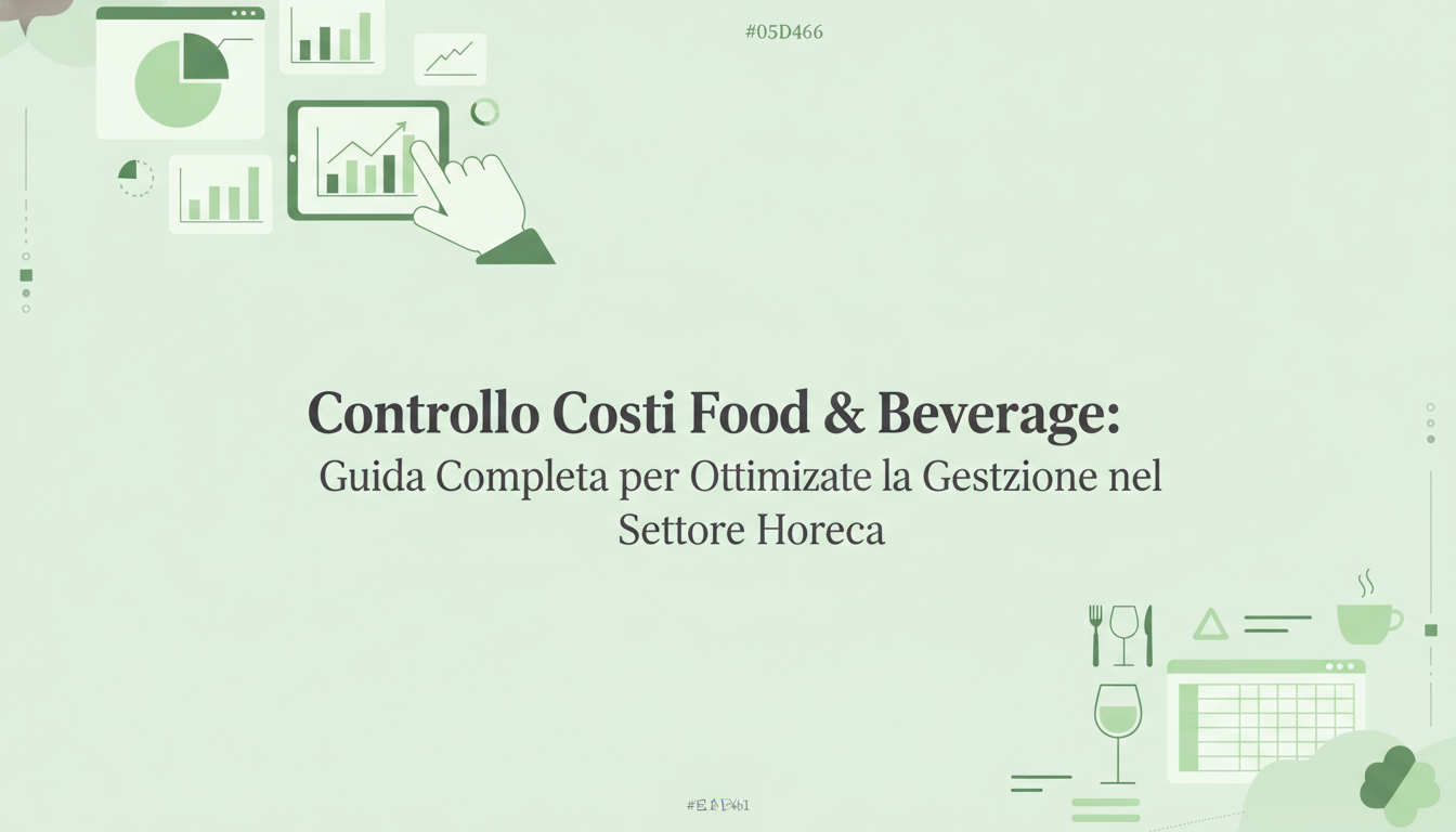 Controllo Costi Food & Beverage: Guida Completa per Ottimizzare la Gestione nel Settore Horeca