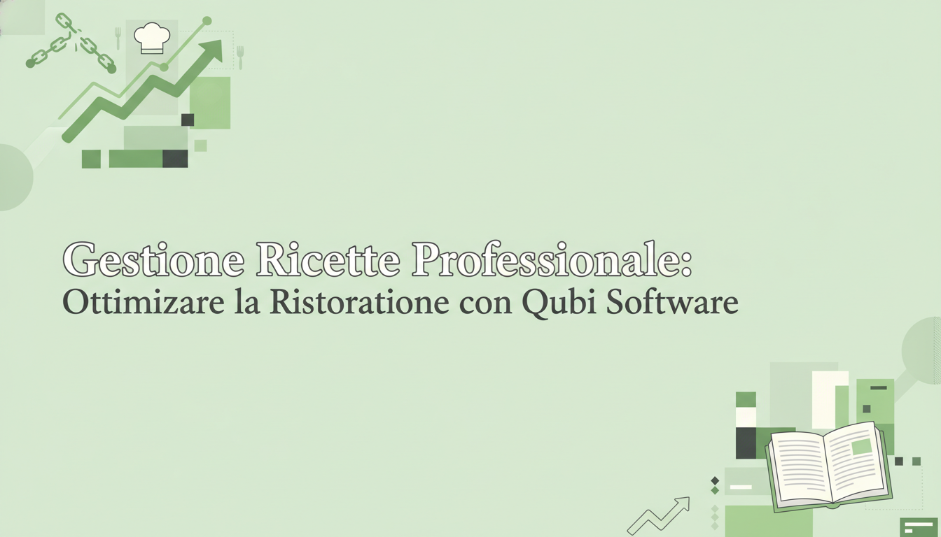 Gestione Ricette Professionale: Ottimizzare la Ristorazione con Qubi Software