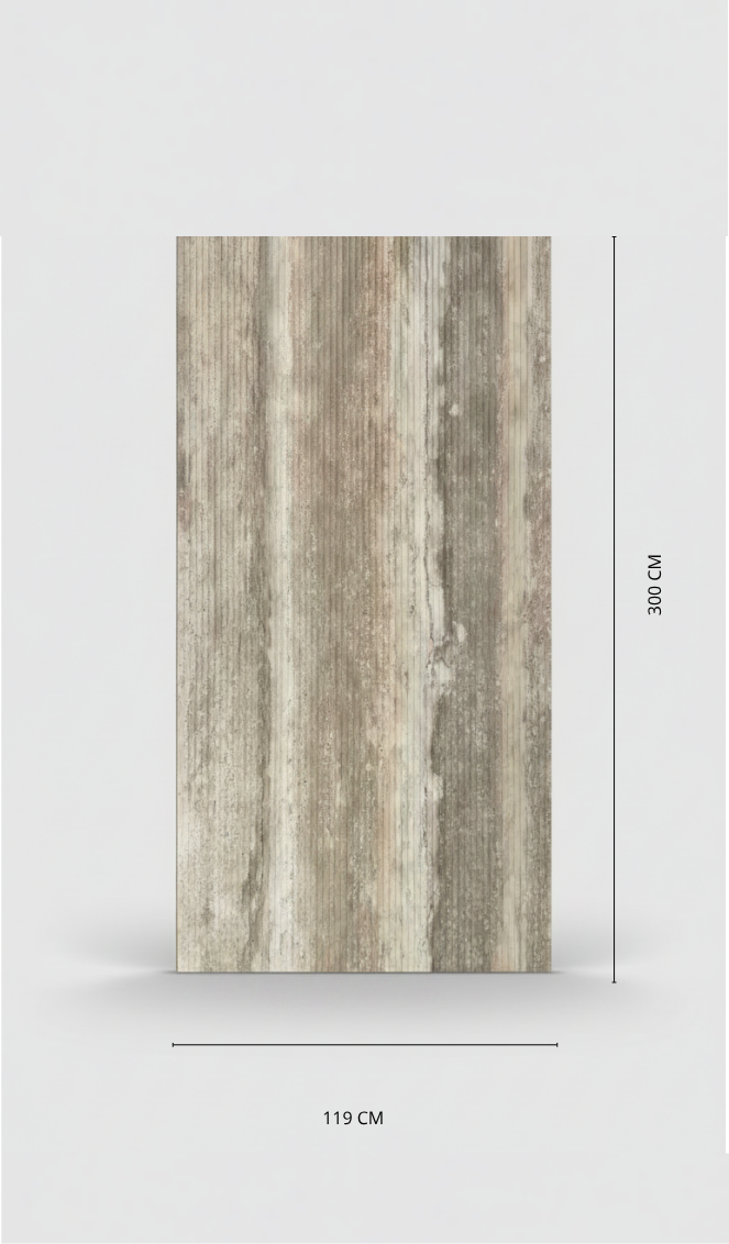 Travertin Brown Bullnose MCM Wandpaneel 300x119  alternatief