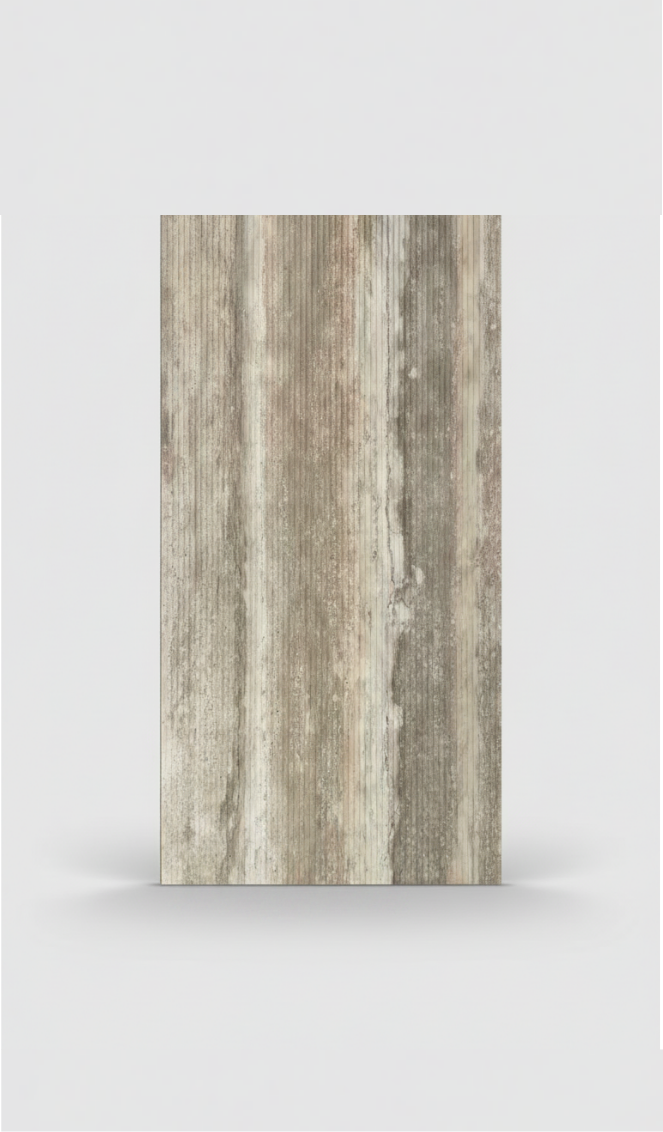 Travertin Brown Bullnose MCM Wandpaneel 300x119 
