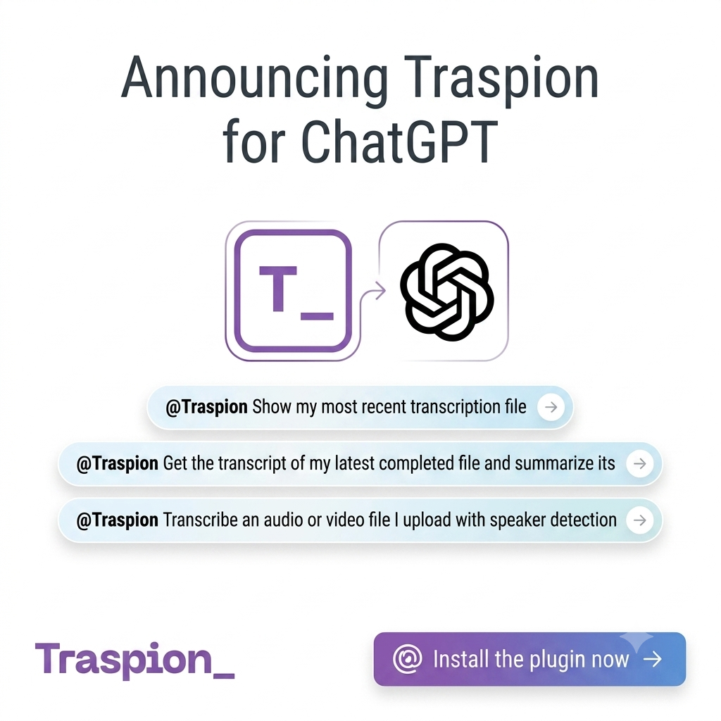 How to Use Traspion in ChatGPT