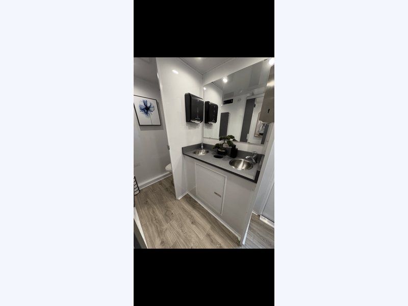 5-Stall Restroom Trailer rental — interior card thumb