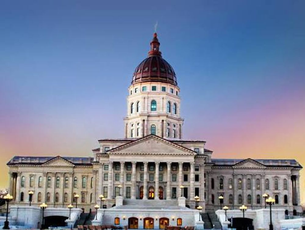 The Kansas State Capitol in Topeka