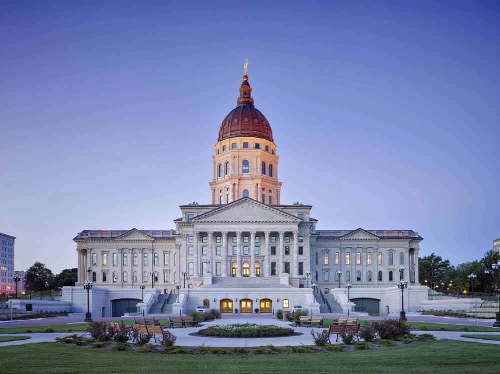 The Kansas State Capitol in Topeka