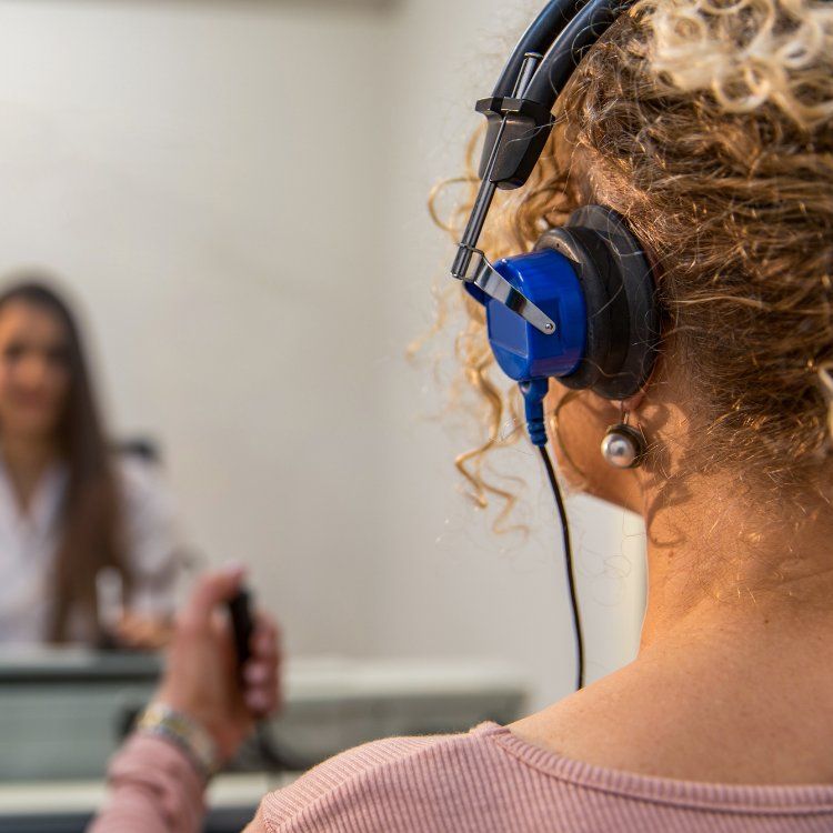 Hearing evaluation in progress
