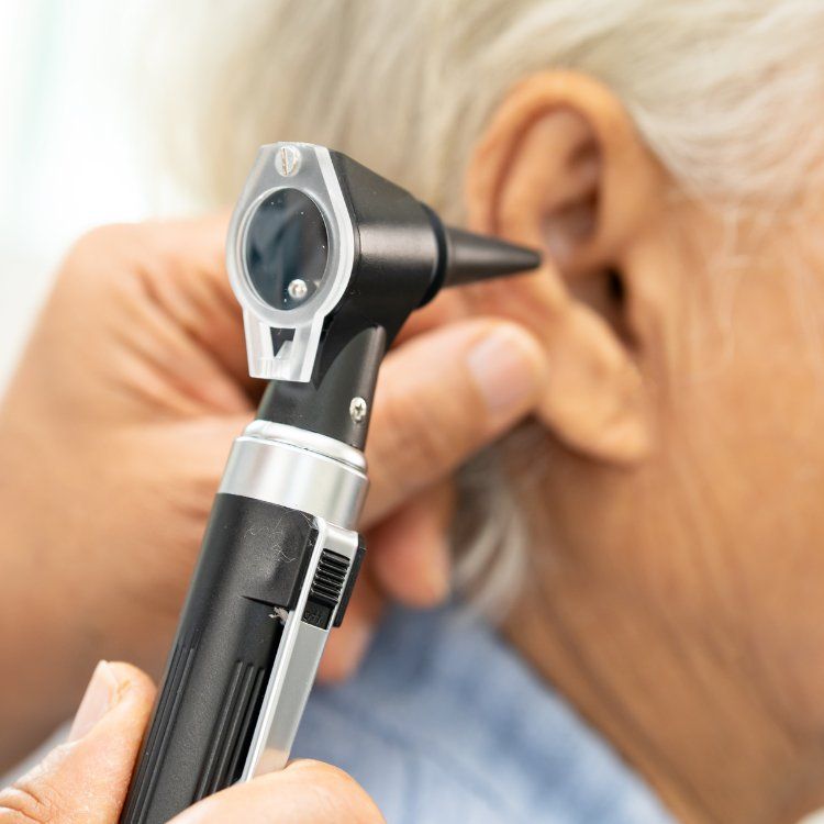 Hearing evaluation in progress