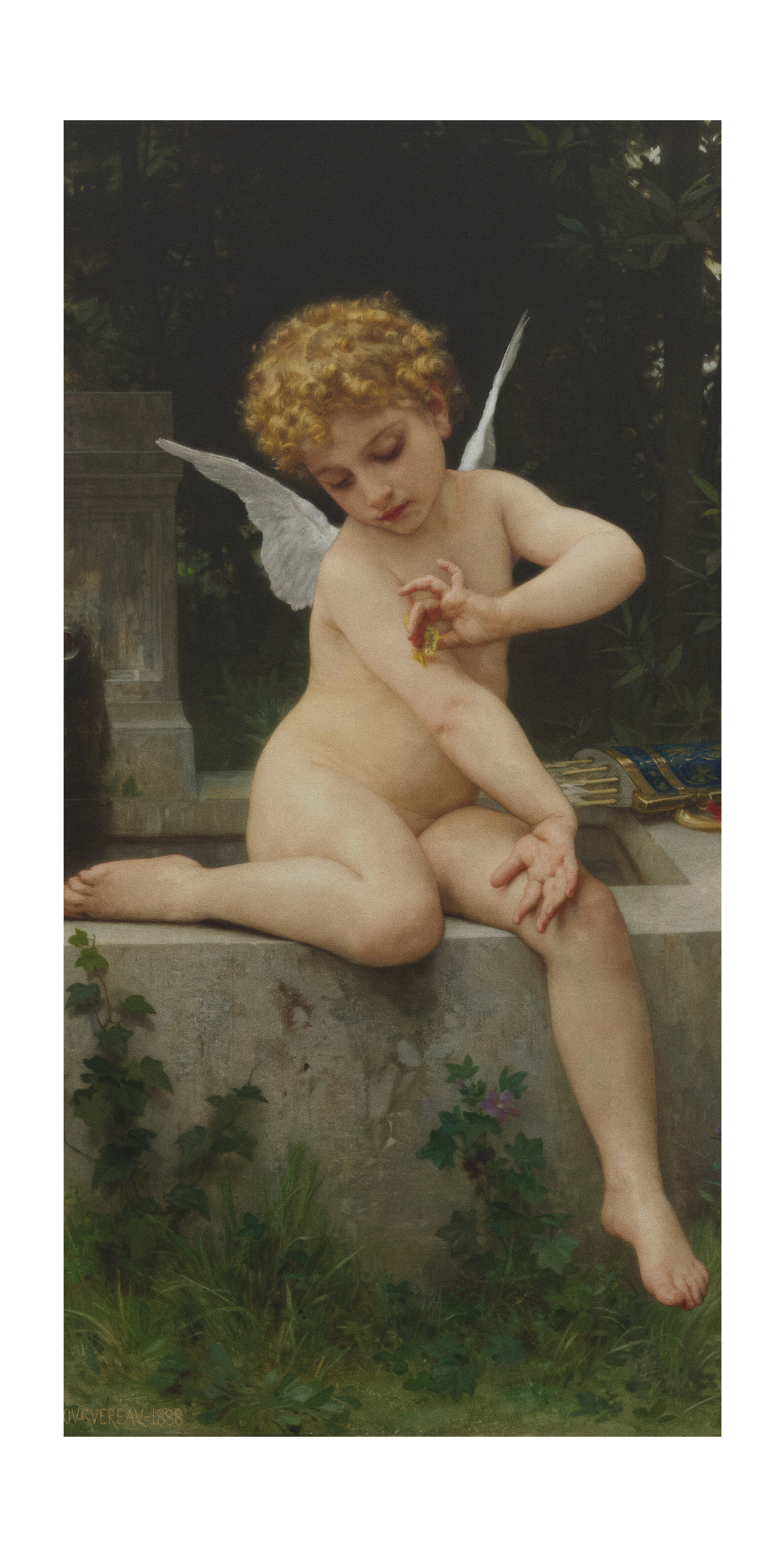 Cupid with a Butterfly