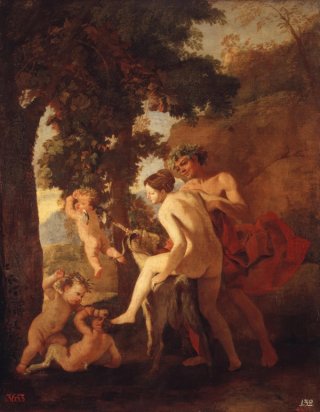 Venus,  Faun and Putti