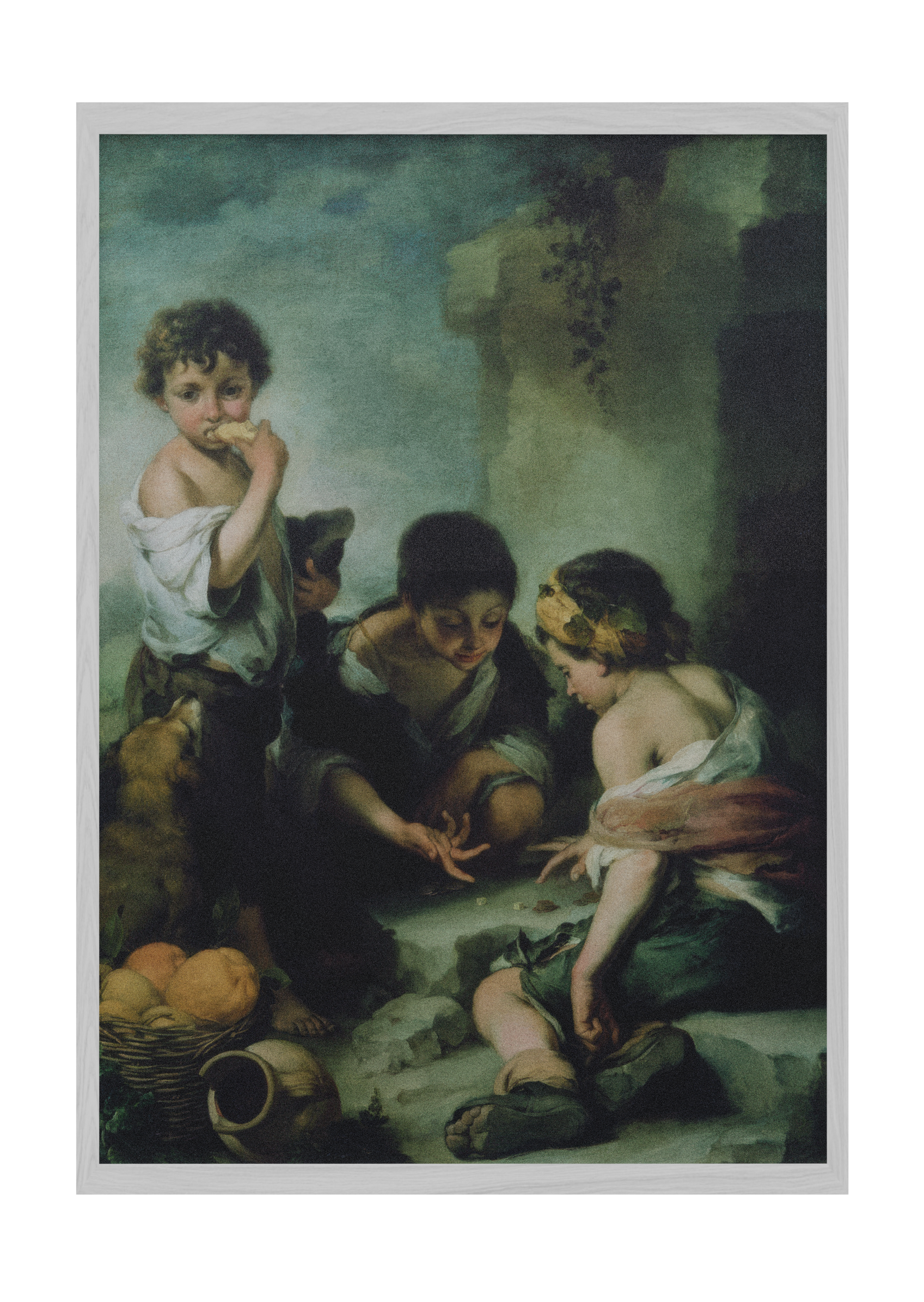 Young Boys Playing Dice