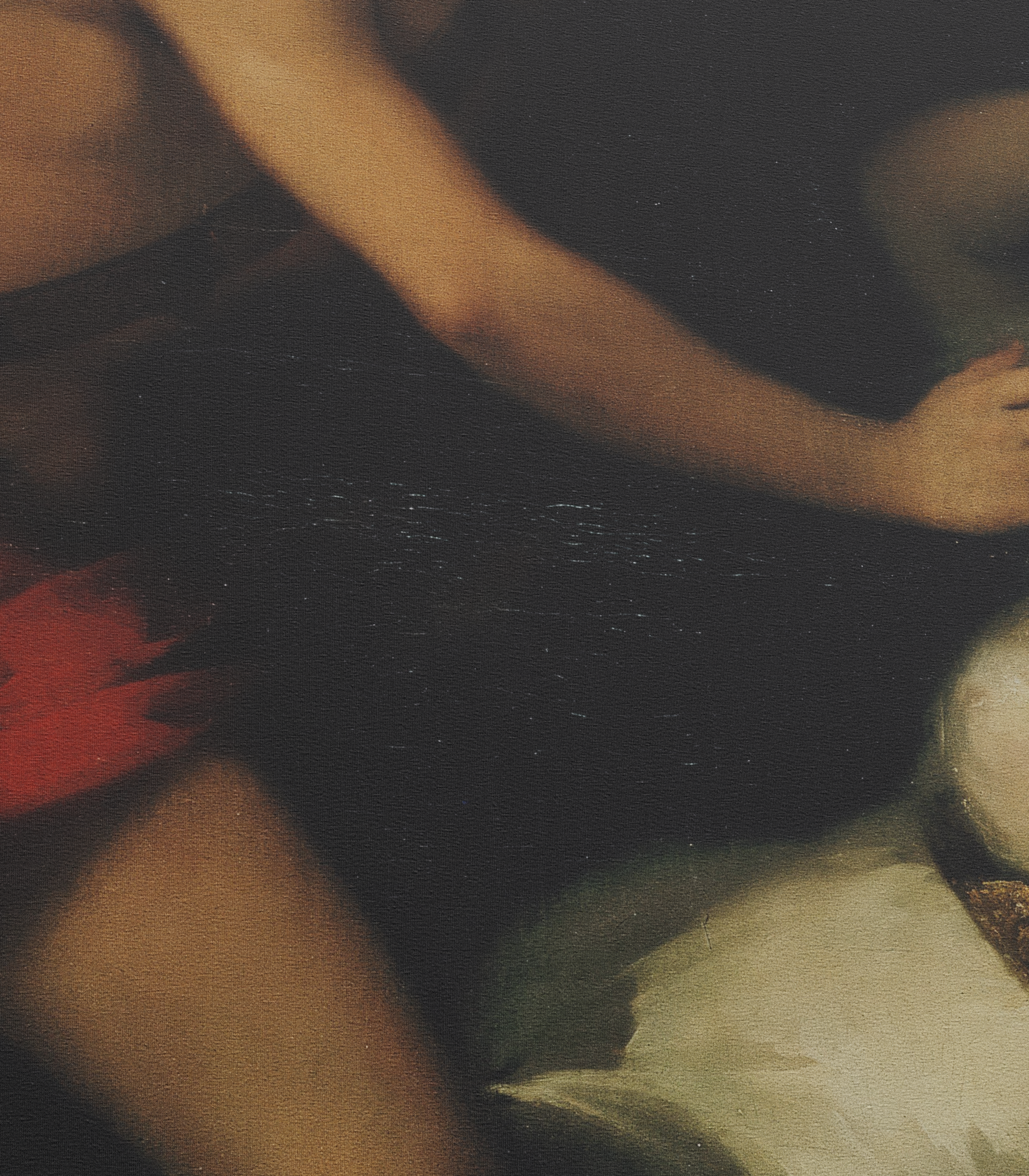 Allegory of Love, Cupid and Psyche closeup