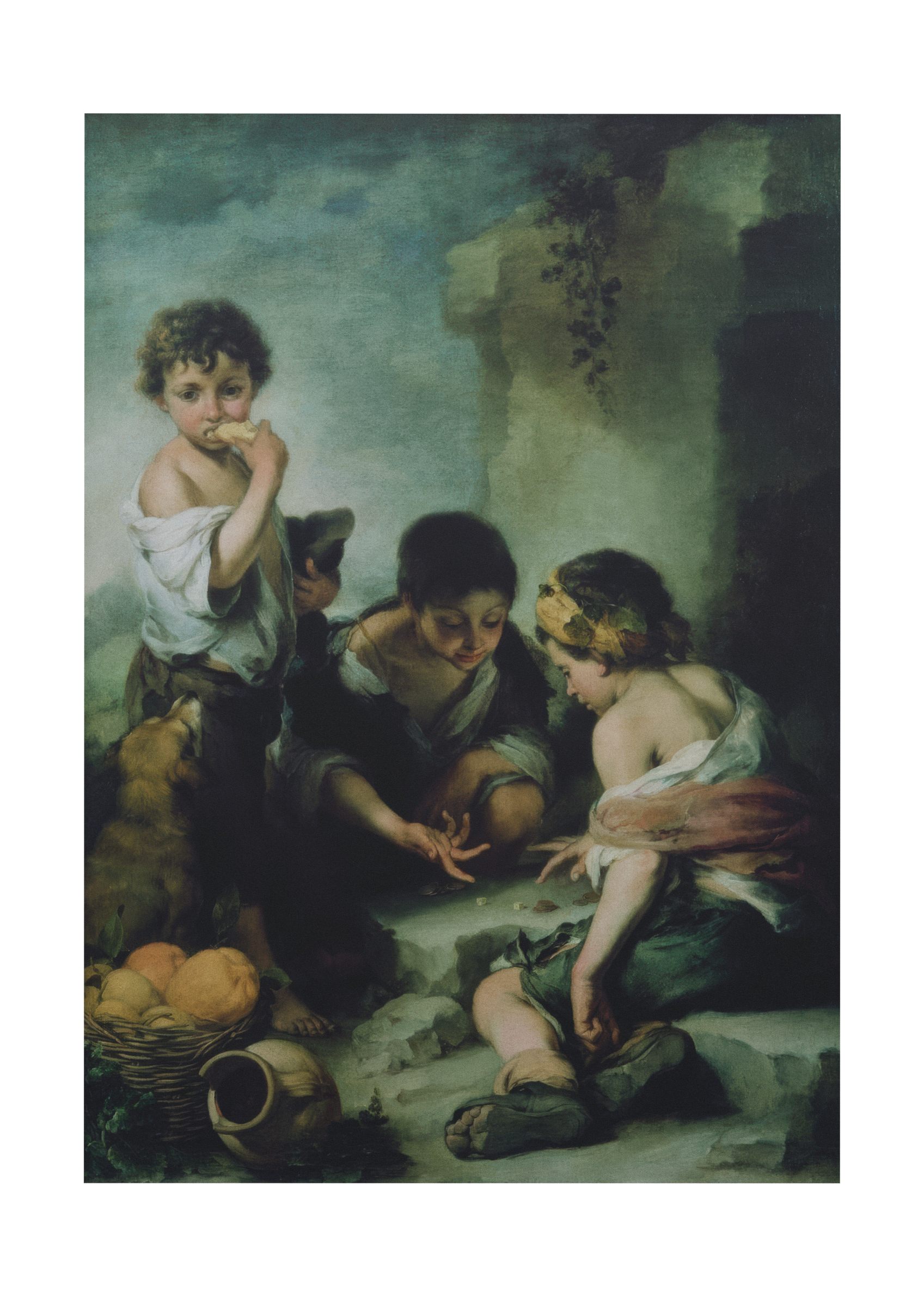 Young Boys Playing Dice